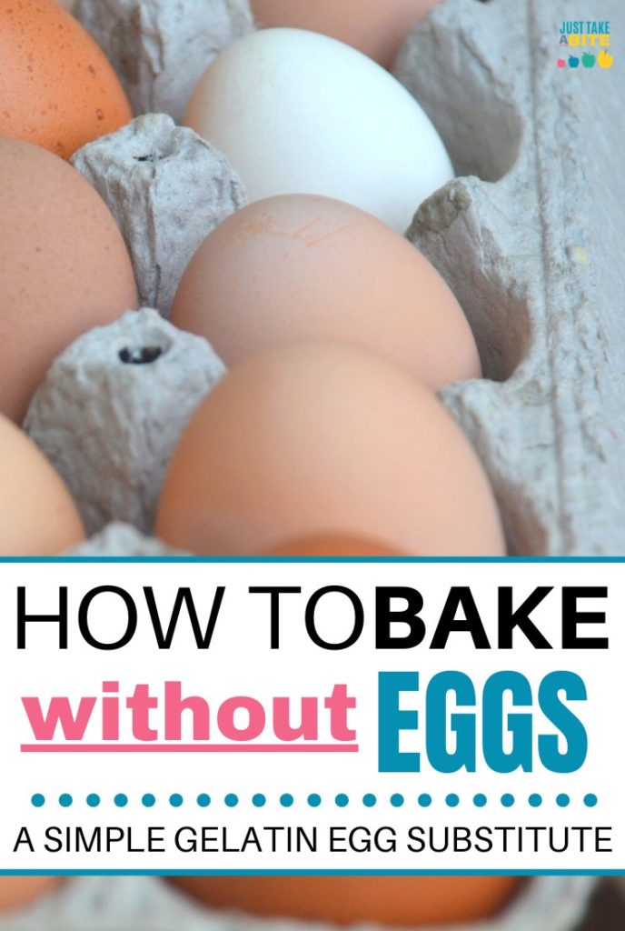 How to Bake Without Eggs A Simple Gelatin Egg Substitute Just Take