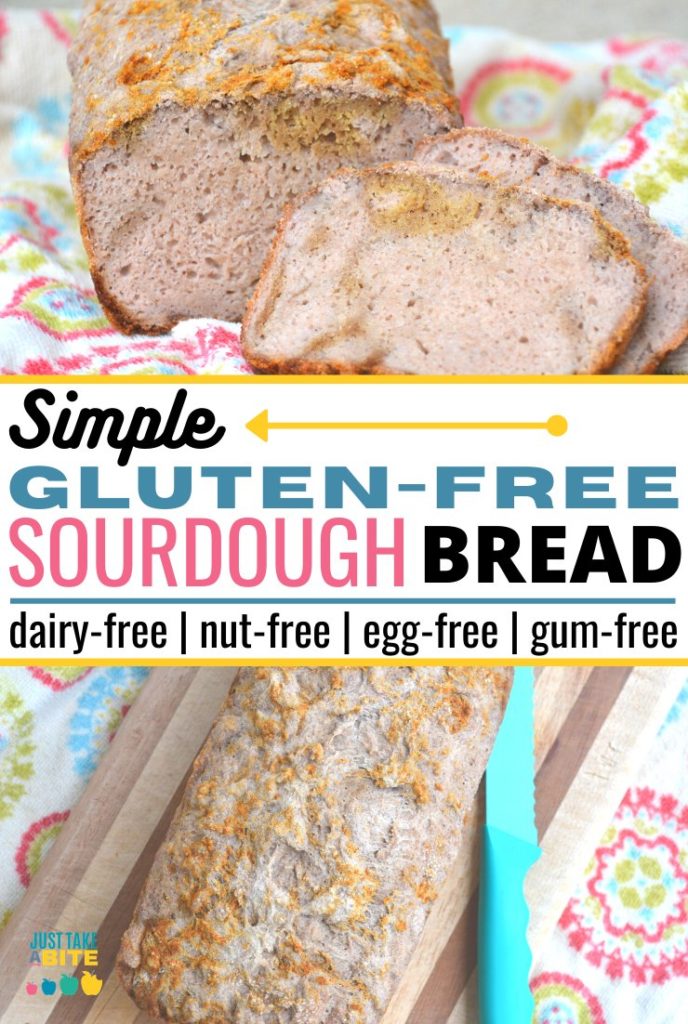Easy GlutenFree Sourdough Bread Great for Kids! Just Take A Bite