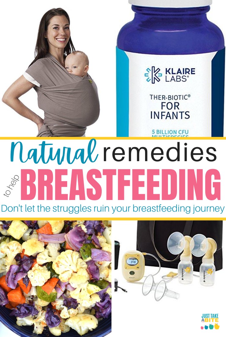 When it comes to feeding baby, breast is best. But that doesn't mean it's always easy! Breastfeeding a baby can be a big struggle. Here are some simple natural remedies to help breastfeeding when the journey is hard. #breastfeeding #naturalhealth #breastisbest #feedingbaby