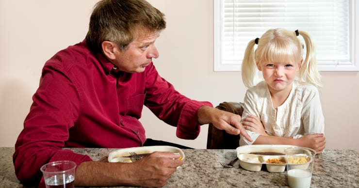 How should you feed a child?